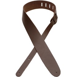 D'Addario Basic Classic Leather Guitar Strap (Brown)