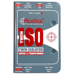 Radial Twin-Iso 2-Channel High Performance Balanced XLR Line Level Isolator