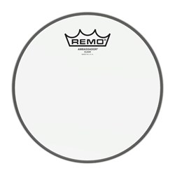 Remo BA-0308-00 Ambassador Clear Drumhead, 8"