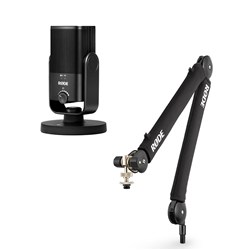 Rode NT-USB Mini Pack w/ NT-USB Mini Compact USB Mic & PSA1+ Professional Boom Arm