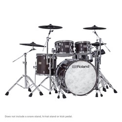 Roland VAD706 V-Drums Acoustic Design 5-Piece Wood Shell Kit w/ TD50X (Gloss Ebony)