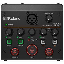 Roland UVC-02 Web Presentation Dock Professional Plug & Play Webcam Solution