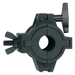 Showtec Universal PCV Pipe Clamp - 1/1.5/2" Up to 50mm (30kg Max Load)