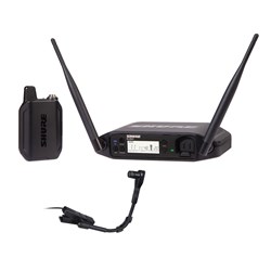 Shure GLXD14+ / B98 Digital Wireless Instrument System w/ BETA98H Flexible Gooseneck Mic