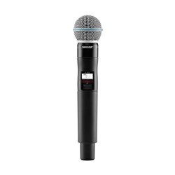 Shure QLXD2 BETA58A Wireless Handheld Wireless Microphone Transmitter