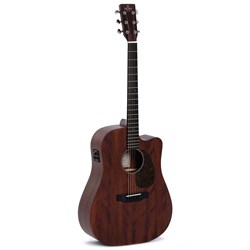 Sigma DMC-15E+ Acoustic Guitar w/ Solid Mahogany Top Cutaway & Pickup