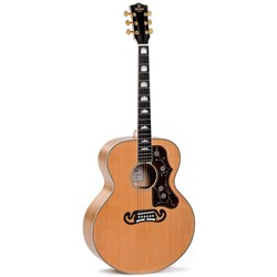 Sigma GJA-SG200-AN Grand Jumbo Acoustic Guitar w/ Solid Top & Pickup (Polished Gloss)