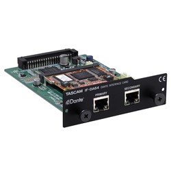 Tascam IF-DA64 64-Channel Dante Interface Card for Sonicview Digital Mixers