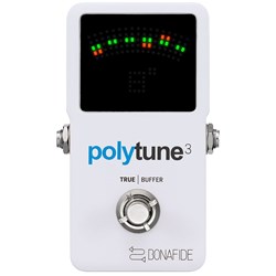 TC Electronic PolyTune 3 Poly-Chromatic Tuner w/ Built-In Buffer
