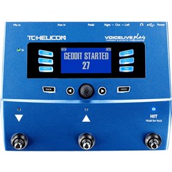 TC Helicon VoiceLive Play 3-Button Vocal Effects Stompbox w/ Looping