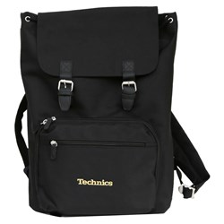 Technics Vinyl Laptop Backpack (Black w/ Gold Lettering)