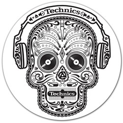 Technics Skull & Phones Slipmats (Pair)