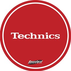 Technics Speedmat Red Slipmats (Pair)