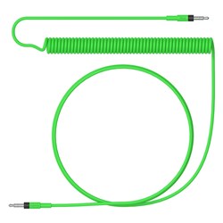 Teenage Engineering Audio Cable Curly - 1200mm (Green)