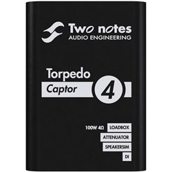 Two Notes Torpedo Captor 4 Compact Loadbox, Attenuator & Amp DI (4 ohm)