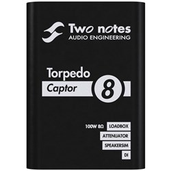 Two Notes Torpedo Captor 8 Compact Loadbox, Attenuator & Amp DI (8 ohm)