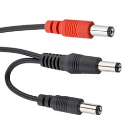 Voodoo Lab PPEH24 Voltage Doubler Cable - 2.5mm Centre Positive Polarity (18")