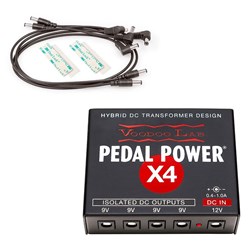 Voodoo Lab Pedal Power X4 Expander Kit for ISO-5, Digital, 4X4 & Mondo