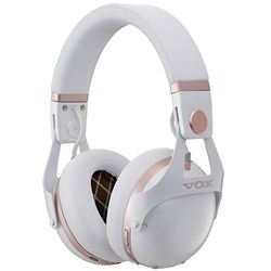 VOX VH-Q1 Smart Noise Cancelling Headphones for Guitarists (White/Pink Gold)