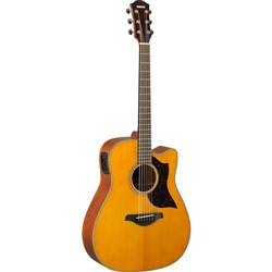 Yamaha A1M Modified Dreadnaught Acoustic Electric w/ Cutaway (Vintage Natural)