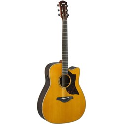Yamaha A3R ARE Acoustic Guitar w/ Cutaway & Pickup (Vintage Natural)