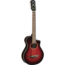 Yamaha APXT2 3/4 Size Acoustic Guitar w/ Cutaway & Pickup (Dark Red Burst) inc Gig Bag