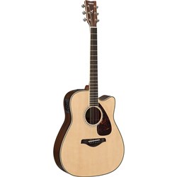 Yamaha FGX830C Electric-Acoustic Dreadnought w/Cutaway (Natural)