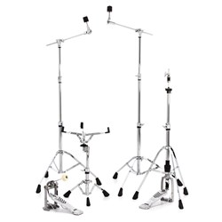 Yamaha HW780 Hardware Set w/ 2 x Cymbal Stands, Hi-Hat Stand, Snare Stand & Kick Pedal