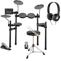 Yamaha DTX402K Electronic Drum Kit w/ FREE HPH50 Headphones, DS550U Stool & Drum Sticks