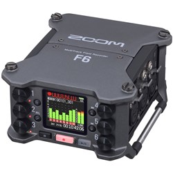 Zoom F6 Multi-Track Field Recorder w/ 32-Bit Float Recording