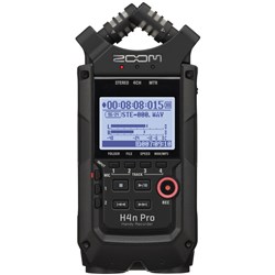 Zoom H4n Pro Handy Recorder (All Black Edition)