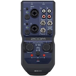 Zoom U 44 4-In/4-out Handy Audio Interface