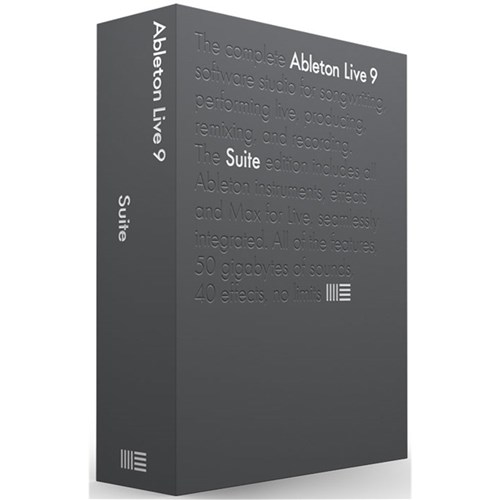 Ableton Live 9 Suite Music Production Software w/ FREE Update to Version 10 in Feb