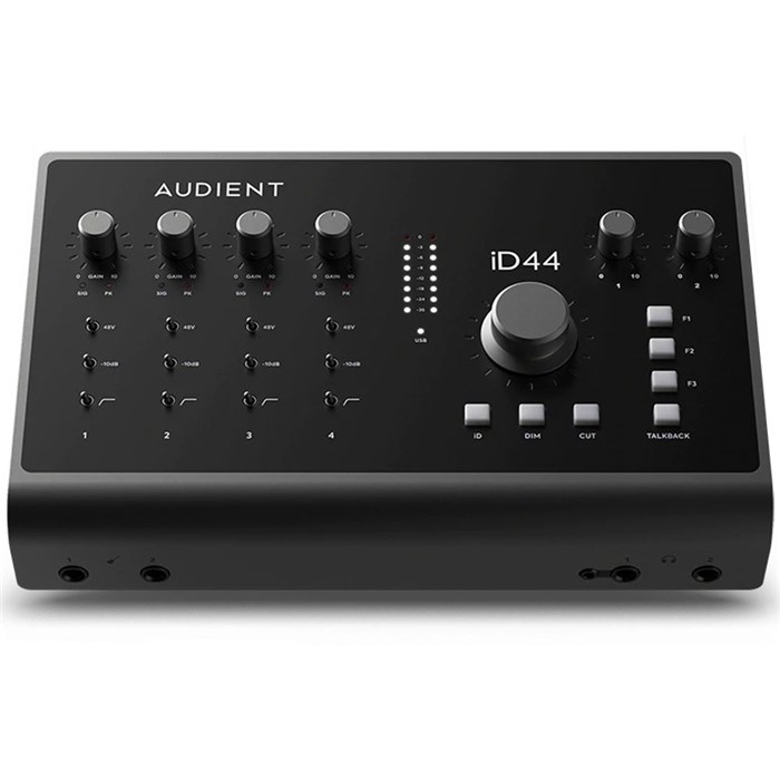 Audient iD44 MKII 20-In/24-Out High Performance Audio Interface & Monitor Controller