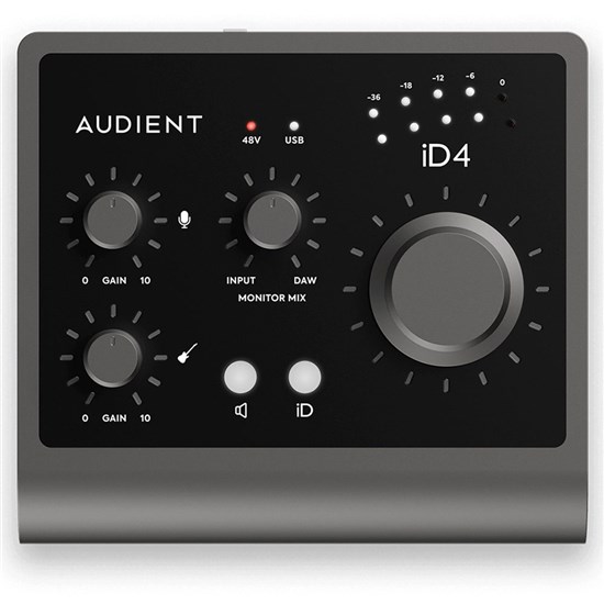 Audient iD4 MKII 2-In/2-Out Professional Audio Interface