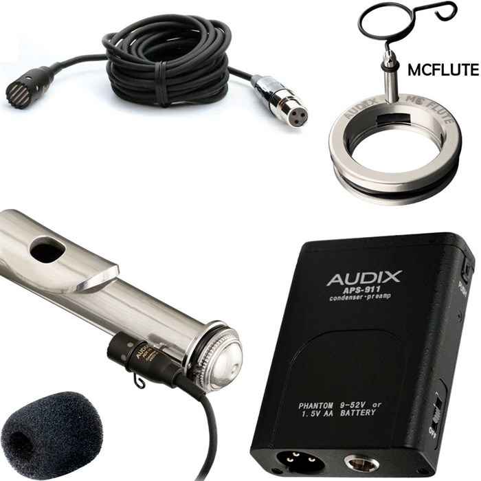 Audix ADX10-FLP Minature Condenser Microphone w/ Flute Clip