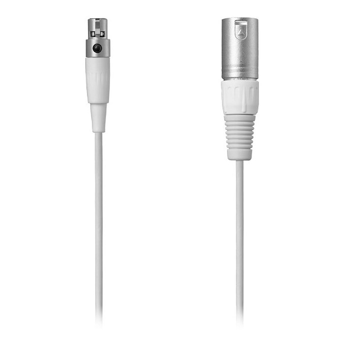 Audix CBLM50W 50 Foot Mini-XLRf to XLRm Cable White