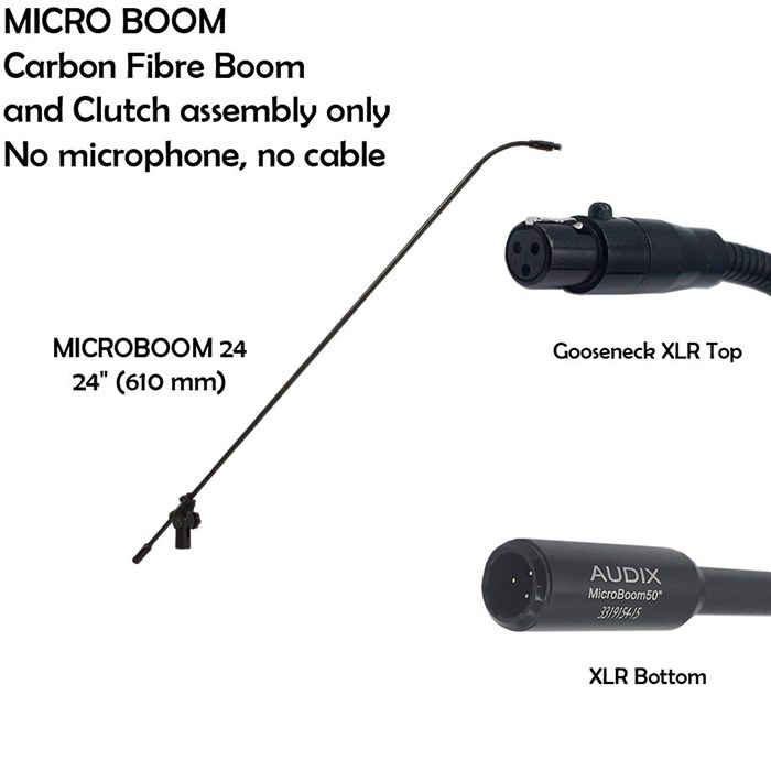 Audix MICROBOOM-24 609mm Carbon Fibre Boom & Clutch