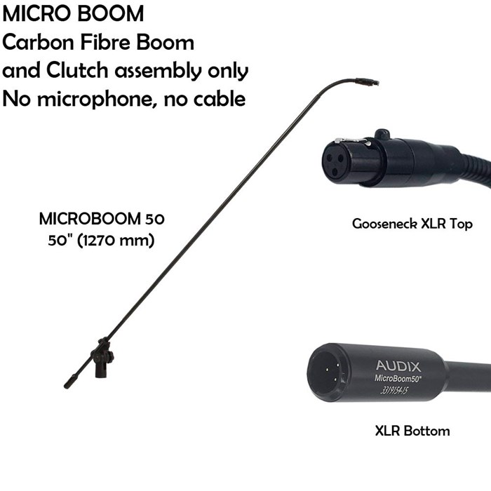 Audix MICROBOOM-50 1270mm Carbon Fibre Boom & Clutch