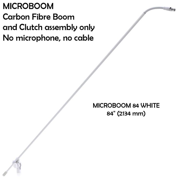 Audix MICROBOOM-84W White 2134mm Carbon Fibre Boom & Clutch