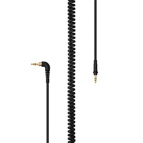 AIAIAI TMA-2 C04 Coiled Woven Cable w/ Adaptor 1.5m (Black)