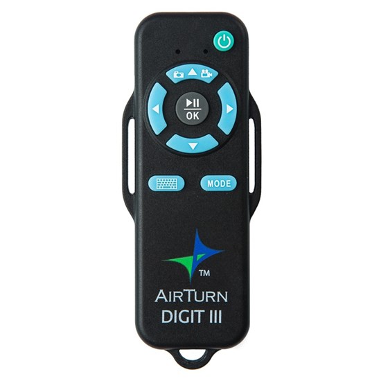 AirTurn DIGIT III Bluetooth Wireless Remote for Computers & Portable Devices