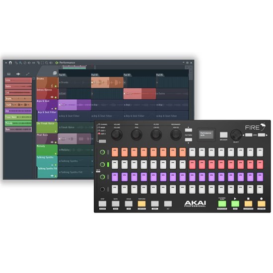 Akai FIRE Dedicated Hardware Controller for FL Studio (inc. Fruity Fire Edition)