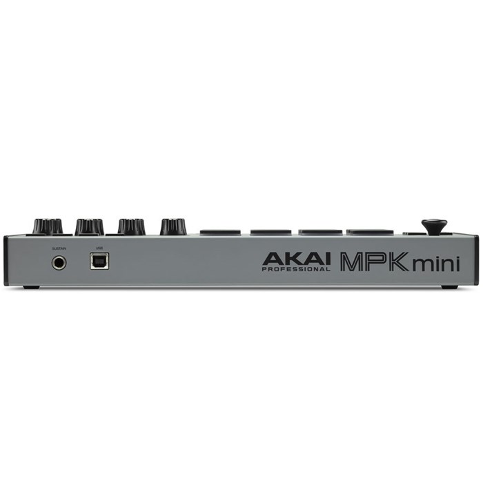 Akai MPK Mini mk3 Compact Keyboard & Pad Controller w/ Encoders & Software (Grey)