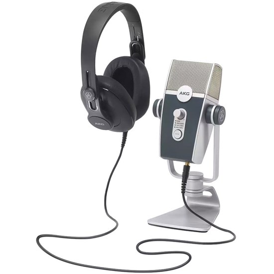 AKG Podcaster Essentials Pack w/ AKG Lyra Ultra-HD USB Mic & AKG K371 Headphones