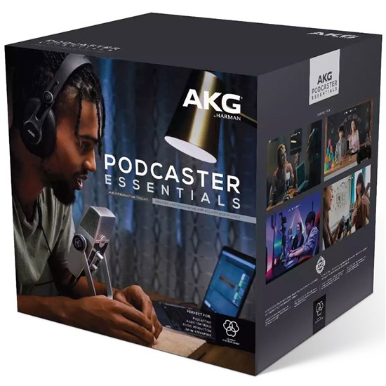 AKG Podcaster Essentials Pack w/ AKG Lyra Ultra-HD USB Mic & AKG K371 Headphones