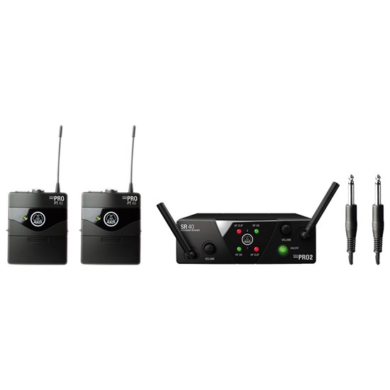 AKG WMS40 Dual Instrument Wireless System Band US25A/C (537.500/539.300MHz)