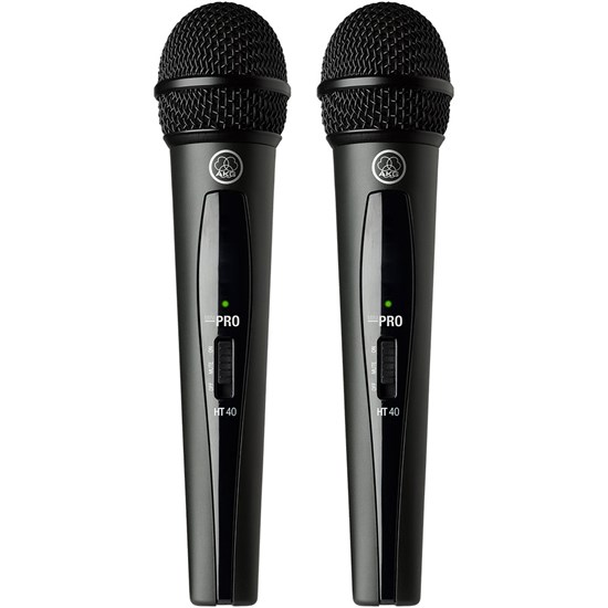 AKG WMS40 Dual Handheld Wireless Mic System Band US25B/D (537.900/540.400MHz)