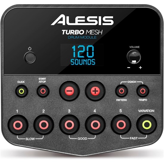 Alesis Turbo Mesh Kit - Seven-Piece Electronic Drum Kit w/ Mesh Heads