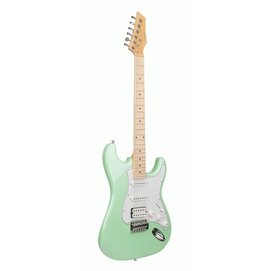 Ashton AG232MSF HSS Electric Guitar w/ Gig Bag, Strap & Lead (Seafoam)